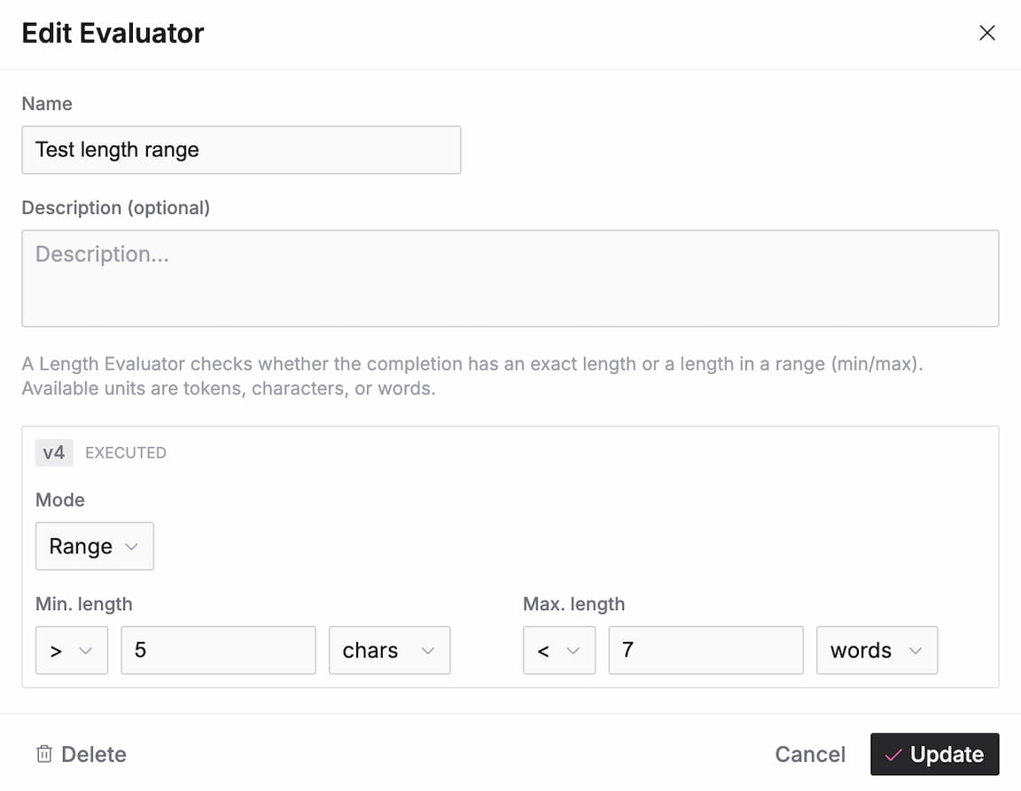 Length Evaluator